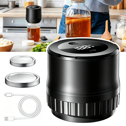 Electric Mason Jar Vacuum Sealer Kit For Wide Mouth And Regular Mouth Mason Jars