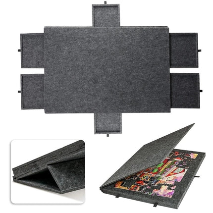 Jigsaw Puzzle Board Portable Felt Puzzle Plateau 6 Drawers Puzzle Table 1000 X