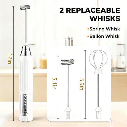 Electric Kitchen Mini Foamer Milk Frother Egg Beater Stirrer Whisk Mixer