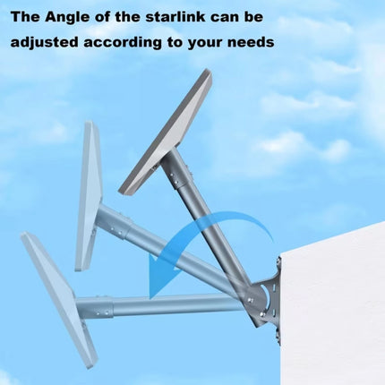 Gen 3 Mount for Starlink, Adjustable Wall /Roof Mounting Kit Compatible with V3
