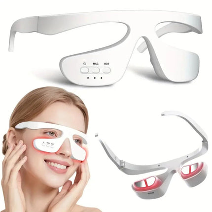 3D Eye Red Light Therapy Under-Eye Glasses for Removal Eye Wrinkles Dark Circles