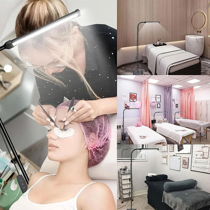 LED Floor Lamp 360° Adjustabe Standing Light Reading Eyelash Gooseneck Light AU