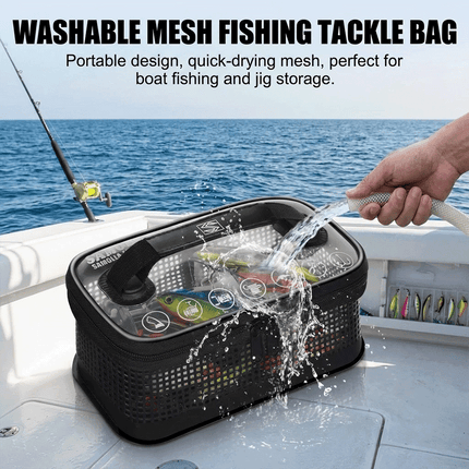 Saltwater Tackle Rinse Box For Rinse Drain Store Fishing Lures