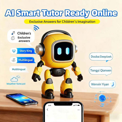 AI Robot Learning Educational Interactive Toys Smart Robot Emotional Support