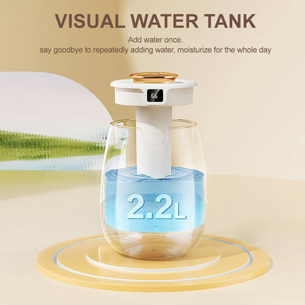 Cool Mist Air Humidifier 2.2L for Bedroom Home Office  Room Air Purifier