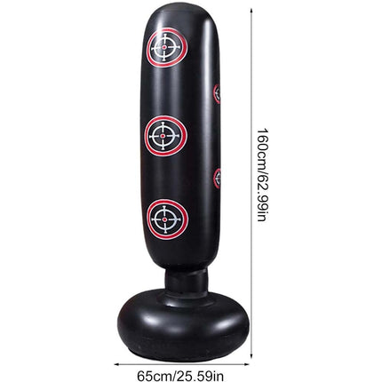 Boxing Punching Bag Sandbag Free Standing Dummy Target Fitness Kick MMA