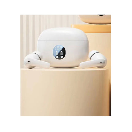 White Sweatproof Wireless Bluetooth Earphones Headphones Sport Gym Earbuds with Mic