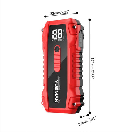 7000A Car Jump Starter Pack Power Bank LED LCD Battery High Booster Charger