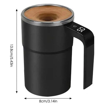 380ml Electric Self Stirring Mug with Rechargeable Function – Black
