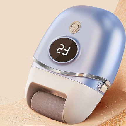 Electric Nail Clipper 2 IN 1 Electric Foot Grinder Fingernail Trimmer Nail Care Blue - Image 1