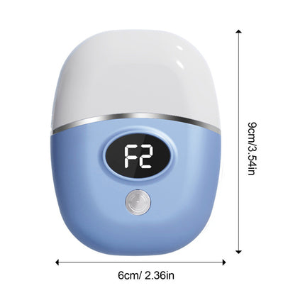 Electric Nail Clipper 2 IN 1 Electric Foot Grinder Fingernail Trimmer Nail Care Blue - Image 10