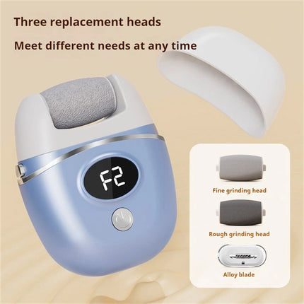 Electric Nail Clipper 2 IN 1 Electric Foot Grinder Fingernail Trimmer Nail Care Blue - Image 2