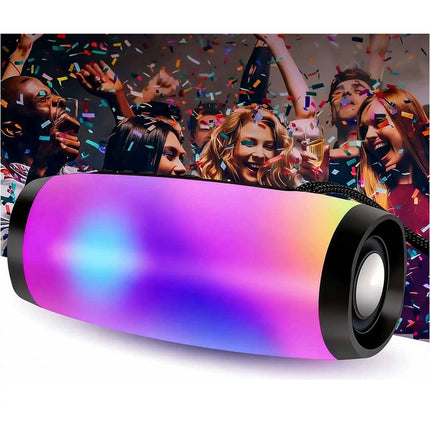 RGB Wireless Bluetooth Speaker Portable Bass Music Waterproof AUX/TF/FM/Radio