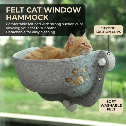 Cat Window Hammock With Strong Suction Cups Pet Kitty Hanging Sleeping Bed NEW