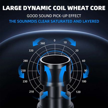 2 pack Wireless Microphone UHF Dynamic Mic System Karaoke Bluetooth Receiver Red + Blue