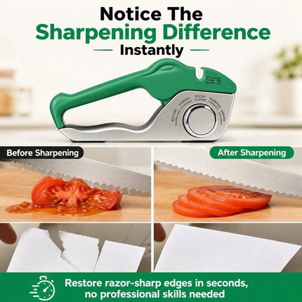 5-in-1 Kitchen Multifunctional Adjustable Knife & Scissors Sharpening Stone