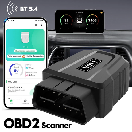 OBD2 Scanner Reader Bluetooth Wireless Auto Diagnostic Scan Tool for iOS&Android