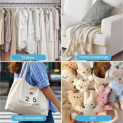 Portable Mini Handheld Cordless Sewing Machine Hand Held Thread Stitch Clothes