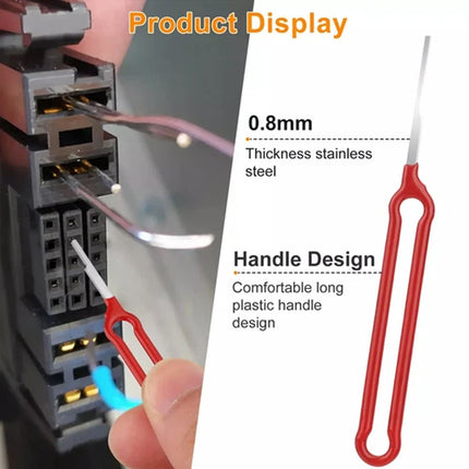 Terminal Removal Connector Tool Electrical Wire Kit Pin Ejector Extractor Auto++