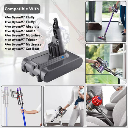 For Dyson V7 SV11 Battery SV37 Animal Absolute Handheld Cordless Vacuum Cleaner