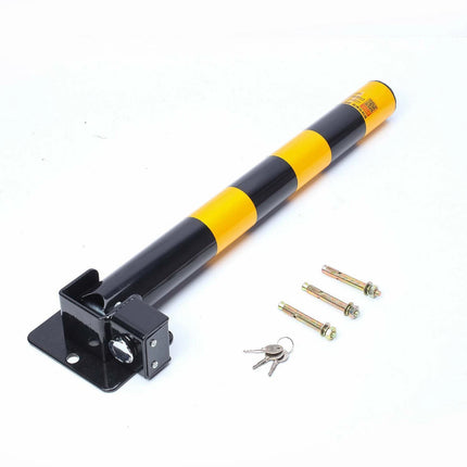 Fold Down Parking Post Heavy Duty Barrier Car Parking Lock 3keys