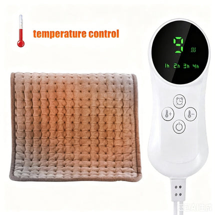 60x30cm Electric Heating Pad Therapy Warmer Mat Neck Shoulder Back
