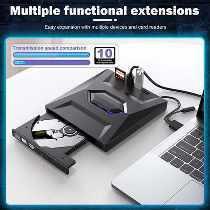 External CD DVD Drive USB 3.0 Writer Burner Reader Player for PC Laptop Windows
