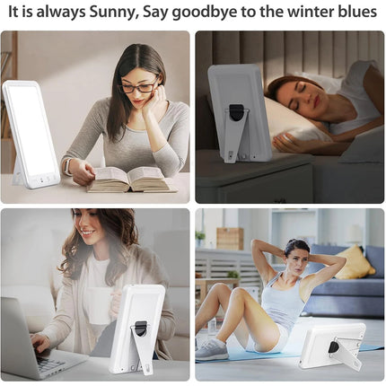 SAD Therapy Lamp Light UV Free 10000 Lux Sun Lamp Daylight Lamp W/ 3 Light Color