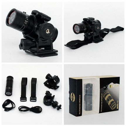 1080P HD WiFi Sports Action Camera for Cycling & Outdoor Activities, Compact Portable Video Camera