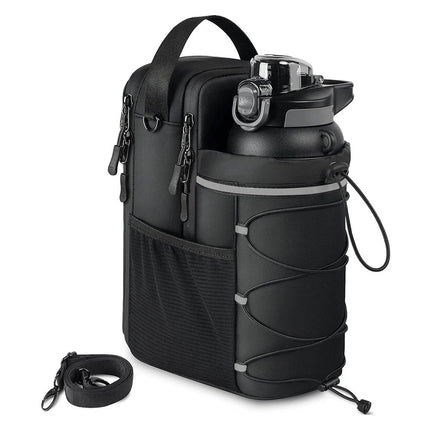 Portable  Gym Bag Water Bottle Holder Crossbody Sling Chest Bag Workout