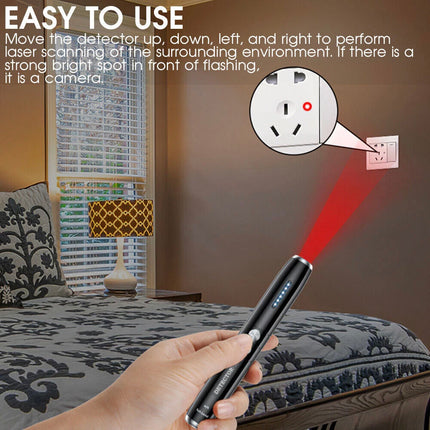 Anti Spy Camera Detector Pen Wireless RF Signal Eavesdropping Pinhole Hidden Cam