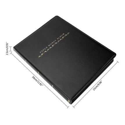 60 BankNote Album Stock Collection Storage Currency Holder Pocket Coin