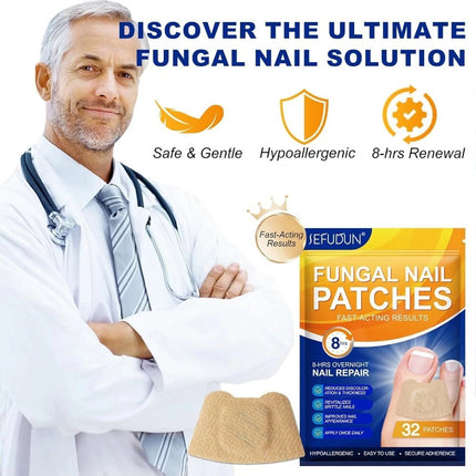 96PCS Toenail Antiseptic Patch Long Lasting Breathable Fungal Nail Patches
