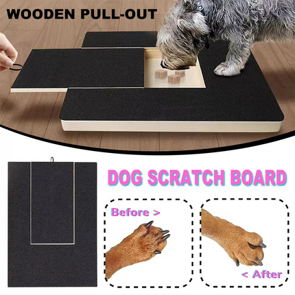 Dog Nail Scratch Board Double Sided Mat For Paw Pet Care Grinders Scratching Pad