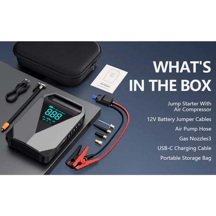 Portable Car Jump Starter 99800mAh Power Bank Pack Battery Charger Booster 12V