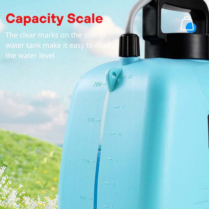 9L Electric Rechargeable Battery Weed Sprayer 3 Nozzles Garden Pump Spray USB