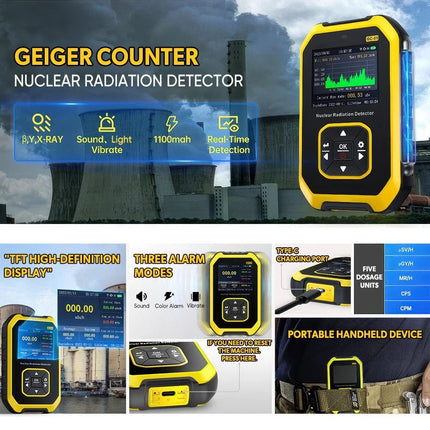 Geiger Counter Nuclear Radiation Detector - Radiation Dosimeter with LCD Display