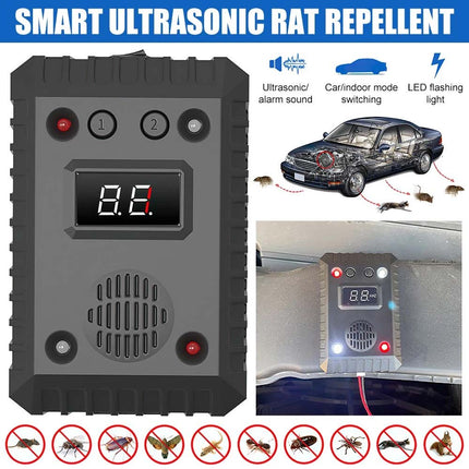 Rat Repeller Ultrasonic Electronic Mouse Rat Mosquito Repeller Car Powered & USB