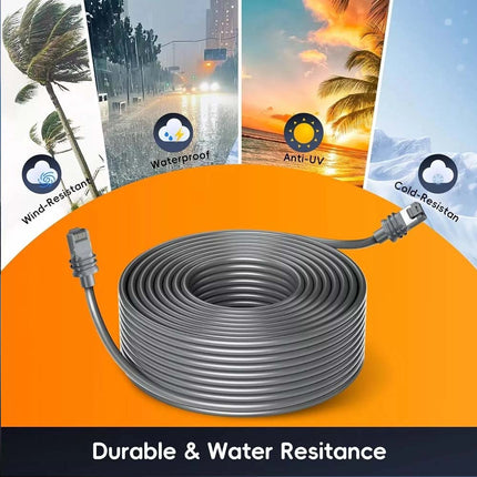 30M/100FT Replacement For Starlink Gen 3 Cable Standard V3 Cable Waterproof for Starlink V3 Satellites