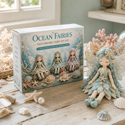 Ocean Fairy Patchwork DIY Collection, Fun  Fairies Patchwork Sewing Craft Kit