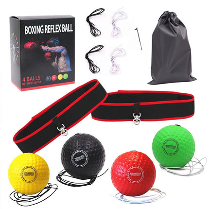 Boxing Fight Ball With Head Band For Exercise Reflex Speed Training Punching