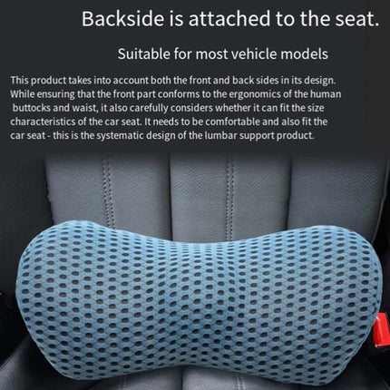 Back Cushion Support Memory Foam Lumbar Lower Back Pillow Office Chair