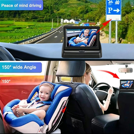 4.3 inch Foldable Car Rear View Display Screen & Camera Set
