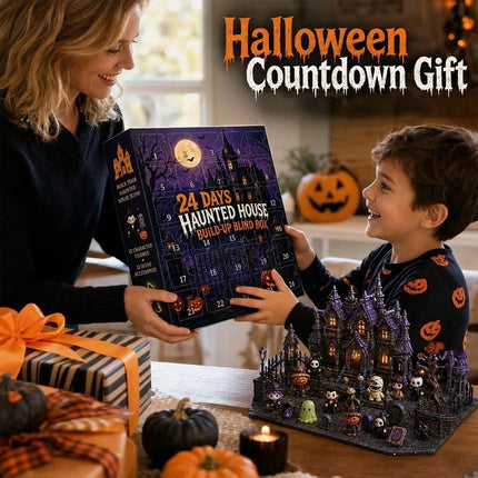 Halloween Advent Calendar 24 Days Horror Figures Countdown Toys Gift Set 2026