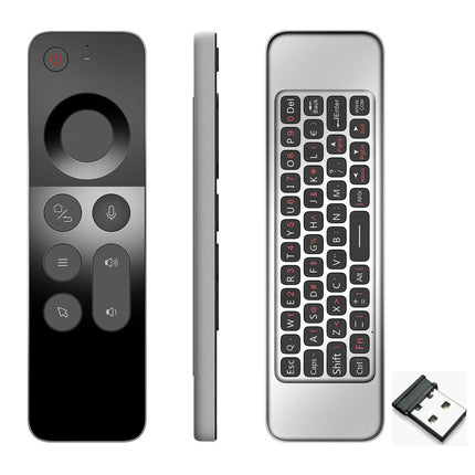 Mini 2.4g Rechargeable USB Remote Control Wireless Keyboard Air Mouse PC TV