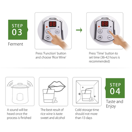 Greek Yoghurt Maker 2L Automatic Yogurt Rice Wine DIY Food Grade Machine