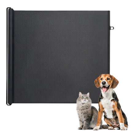 Retractable Dog Pet Mesh Stairs Gate Pets Barrier For Dog Cat  Fence