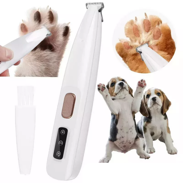 Dog Paw Trimmer Fully Waterproof Pet Hair Trimmer with LED Display Dog Clippers
