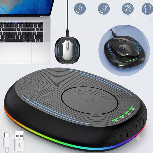 Mouse Jiggler Undetectable Mouse Mover Device with Timer ON/Off Switch Silent