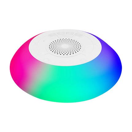 Floating Pool Speaker Waterproof Wireless Speaker for Pool With 8 Light Modes